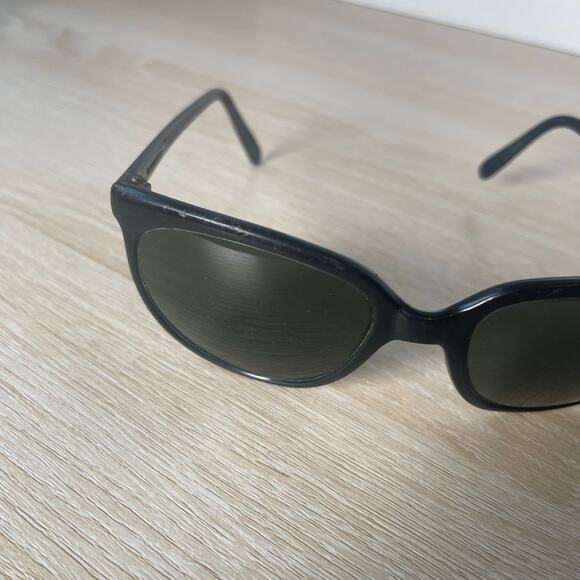 Vintage Bausch and Lomb Sunglasses Frame France Polished Black READ - Picture 14 of 16